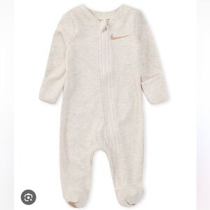 Nike Cream Footies One Piece Cozy Design